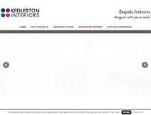 Tablet Screenshot of kedlestoninteriors.com